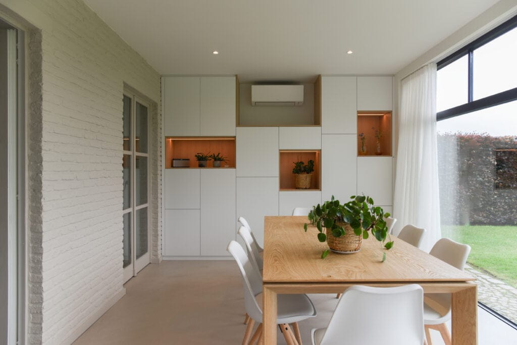 Uitbouw met warmtepomp