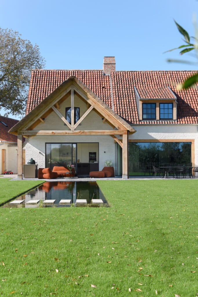 dak, houten overkapping, eike